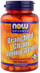 NOW Now Branched-Chain Amino Acids 120 caps - suplimente-sport