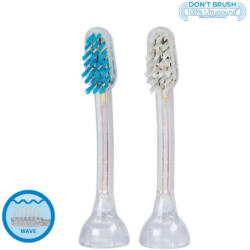 emmi-dent E2 Wave GO, Metallic és Professional ultrahangos cserélhető fogkefefejek felnőtteknek (2x)