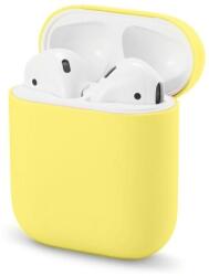 XO Lightning szilikon fülhallgató borítás AirPods-hoz (Sárga)