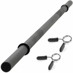 MAXXIVA® Súlyzórúd rugós zárral fekete 140 cm (ZFF38307)