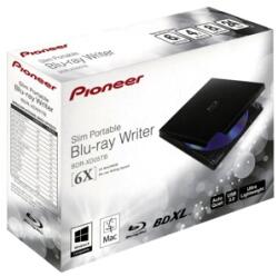 Pioneer Blu-Ray Writer extern Pioneer BDR-XD05TB, Slim, USB 3.0, BD-XL,  Retail Box (software inclus) (Unitate optica) - Preturi