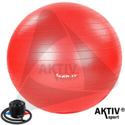 MOVIT Gimnasztikai labda pumpával MOVIT 75 cm piros (20040840) - aktivsport