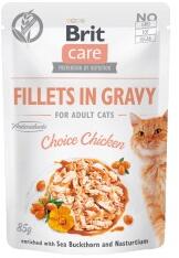Brit Care Cat Fillets in Gravy Choice Chicken - petguru - 390 Ft