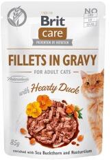Brit Care Cat Fillets in Gravy with Hearty Duck - 12x85 g
