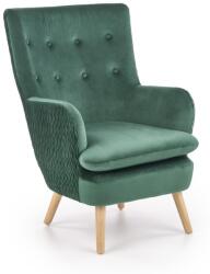  Fotel Houston 838 (Sötétzöld + Világos fa)