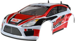 VRX Racing VRX 1: 10 XR4 Rally karosszéria piros-fehér /r0161/