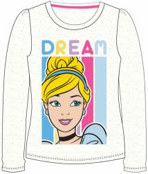 EPlus Tricou fetiță cu mânecă lungă - Cenușăreasa Disney alb Mărimea - Copii: 98