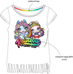 EPlus Tricou pentru fete - Poopsie alb Mărimea - Copii: 110