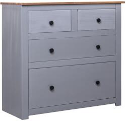vidaXL Servantă, gri, 80 x 40 x 83 cm, lemn de pin, gama Panama (282656) Comoda
