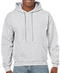 Gildan Uniszex Pulóver Kapucnis Hosszú ujjú Gildan Heavy Blend? Hooded Sweat - M, Hamuszürke
