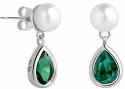 Preciosa Elegáns ezüst fülbevaló igazgyönggyel Pure Pearl 5337 66 - mall