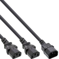 InLine Cablu prelungitor in Y C14 la 2 x C13 3m, InLine IL16657K (IL16657K)