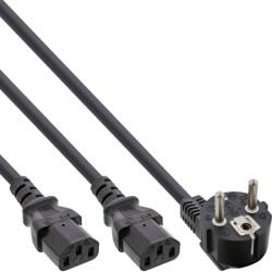 InLine Cablu alimentare Y Schuko la 2 x C13 5m Negru, InLine IL16657F (IL16657F)