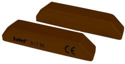 SATEL B-1T BR Mágneses nyitásérzékelő, felületre szerelhető, csavarkötéses, barna (B-1T_BR)