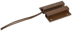SATEL K-1 2E BR Mágneses nyitásérzékelő, felületre szerelhető, 2 lezáró ellenállás: 1.1 kOhm, 24.2x7.2 mm, barna (K-1_2E_BR)