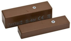 SATEL S-4 BR Mágneses nyitásérzékelő, felületre szerelhető, szabotázs áramkörrel (S-4_BR)