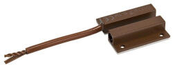 SATEL S-1 BR Mágneses nyitásérzékelő, felületre szerelhető, szabotázs áramkörrel, 24.2x7.2 mm, barna (S-1_BR)