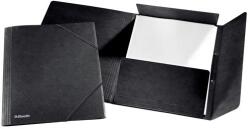 Esselte Gumis mappa, 15 mm, prespán, A4, ESSELTE Rainbow , fekete (E623402)