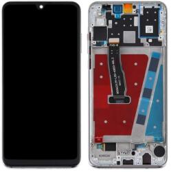NBA001LCD101120447 Huawei P30 Lite / P30 Lite New Edition / Nova 4e 48MP ezüst LCD kijelző érintővel kerettel előlap (NBA001LCD101120447)