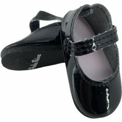 Paola Reina játékbaba cipő 32 cm babához - Fekete pántos (63227)