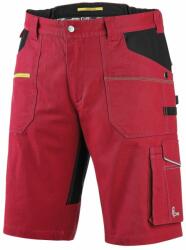 CXS Pantaloni scurți de lucru CXS STRETCH - Roșie / neagră | 62 (1060-027-260-62)