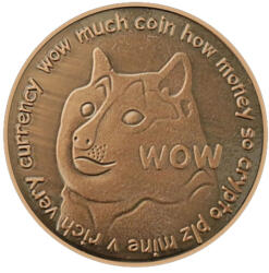 Moneda de colectie Moneda crypto pentru colectionari, GMO, Dogecoin DOGE (C1013-3939-4587) Moneda