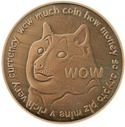 Moneda de colectie Moneda crypto pentru colectionari, GMO, Dogecoin DOGE Moneda