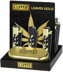 Clipper Bricheta Clipper, metal, Gold Leaves (ACC-BRI-CLI-GL-8194) Bricheta