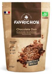 Favrichon Musli crocant BIO cu 2 feluri de ciocolata Favrichon