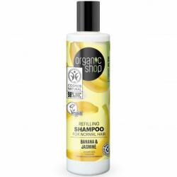 Organic Shop Tápláló sampon banánnal és jázminnal 280 ml