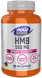 NOW HMB 500 mg - Béta-Hidroxi Béta-Metilbutirát (120 Veg Kapszula)