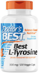 Doctor's Best L-Tirozin 500 mg kapszula - L-Tyrosine (120 Veggie Kapszula)