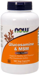 NOW Glükózamin és MSM Ízületvédő (180 Veg Kapszula)