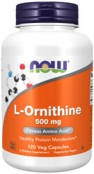 NOW Ornitin 500 mg kapszula - L-Ornithine (120 Veg Kapszula)