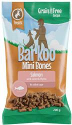 Barkoo Barkoo Mini Bones (semi-umede) 200 g - rețetă FĂRĂ CEREALE Somon cu morcovi & cimbru