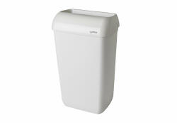 Celtex falra szerelhető nyitott fedeles kuka, 23 L, fehér (91720) - alphadenthigienia