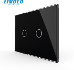 Livolo Panou intrerupator tactil DUBLU Livolo standard italian (VL-P902-3B)