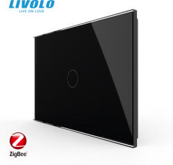 LIVOLO Intrerupator tactil simplu protocol zigbee Livolo, standard italian control din aplicatia mobila (VL-FC1Z-3G-P901-3B)