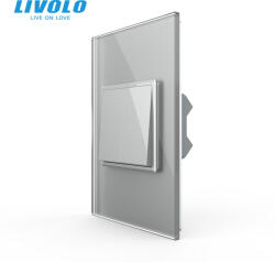 LIVOLO Intrerupator mecanic dublu cruce 2M, Standard italian Livolo (VL-2FCMM10A-1IP-)
