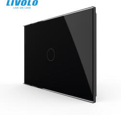 LIVOLO Intrerupator tactil simplu cap scara cruce Livolo, standard italian -serie noua (VL-FC1S-2G-P901-3B)