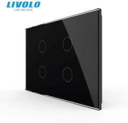 LIVOLO Intrerupator tactil Livolo qvadruplu wireless standard italian serie noua (VL-FC4R-3G-P904-3B)