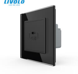 LIVOLO Priza USB tip C cu alimentare 45W Livolo-2 module (VL-FCUC-2BP-P7E)