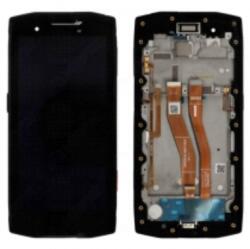Crosscall core X4 előlap keret, lcd kijelző érintőpanellel fekete, gyári