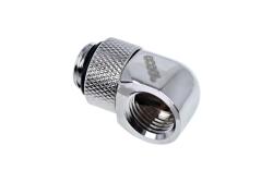 Alphacool Eiszapfen L-csatlakozó forgatható G1 / 4 külső menet G1 / 4 belső menetes - Chrome /17249/