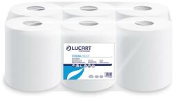 Lucart Törlőkendő tekercses 2 rétegű 19cm belső adagolású Lucart Strong 450 CF optimum fehér (852342J) (UBC27)