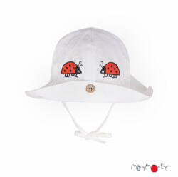 ManyMonths Pălărie ajustabilă Manymonths Original cânepă și bumbac - Natural Ladybug