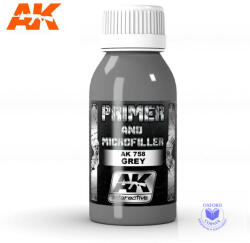 AK Interactive Primer - GREY PRIMER AND MICROFILLER 100 ml