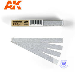 AK Interactive Sandpaper - Dry Sandpaper 240 grit x 50 units