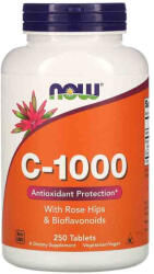 NOW C-1000 Vitamina C with Rose Hips Bioflavonoids, Now Foods, 250 tablete