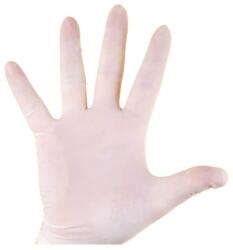Egyszerhasználatos Latex kesztyű L, 100 db